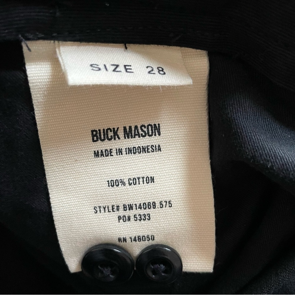 Buck Mason AT EASE CHINO 28 NWOT - Picture 8 of 10